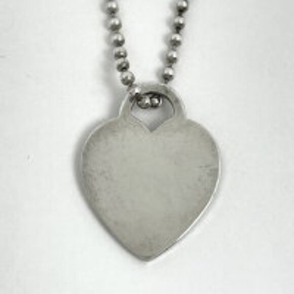 Tiffany Handbags - Tiffany Co to Necklace Long Heart Silver